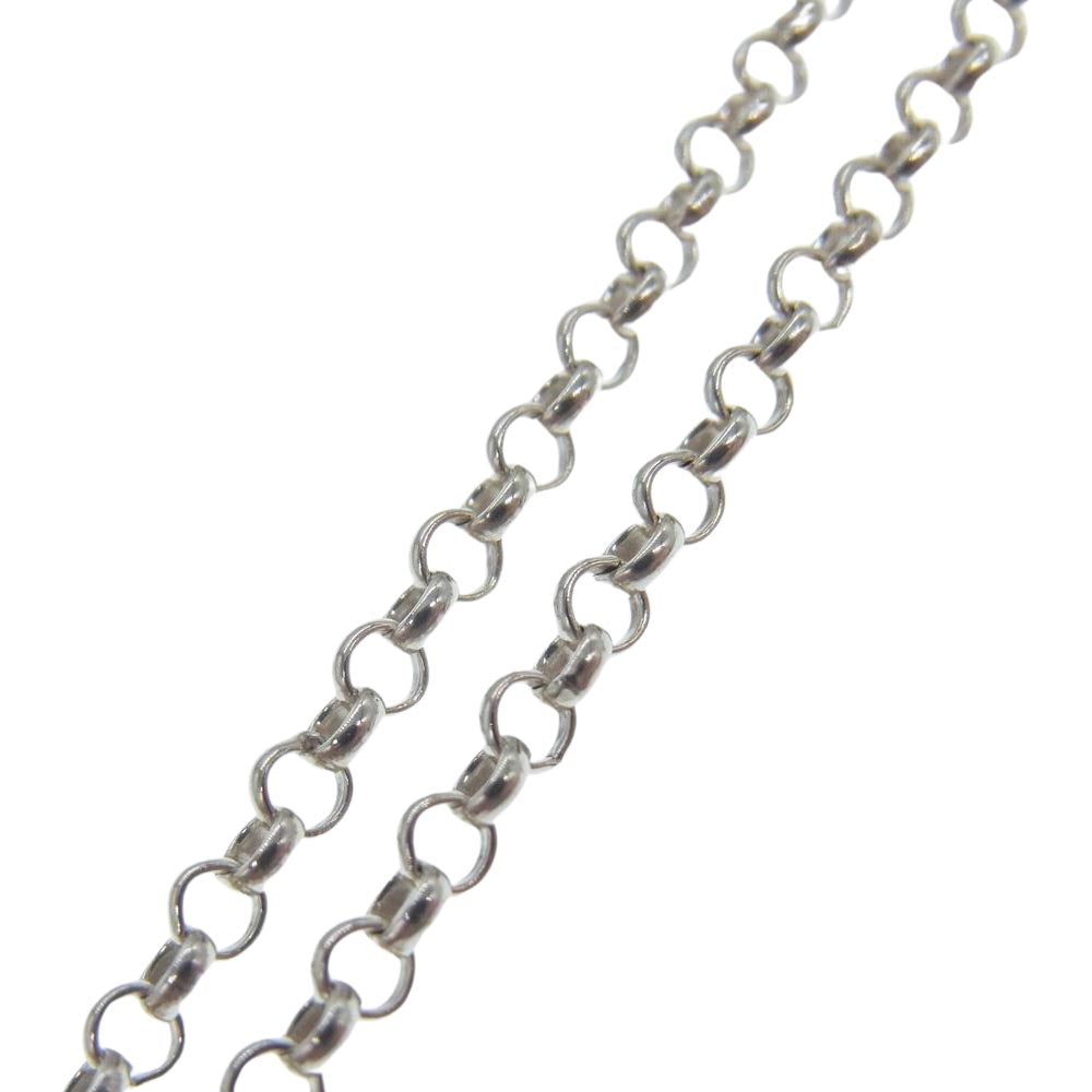 CHROME HEARTS クロムハーツ（原本無） 18inch 18インチ NECKCHAIN ロール チェーン ネックレス シルバー系【中古】