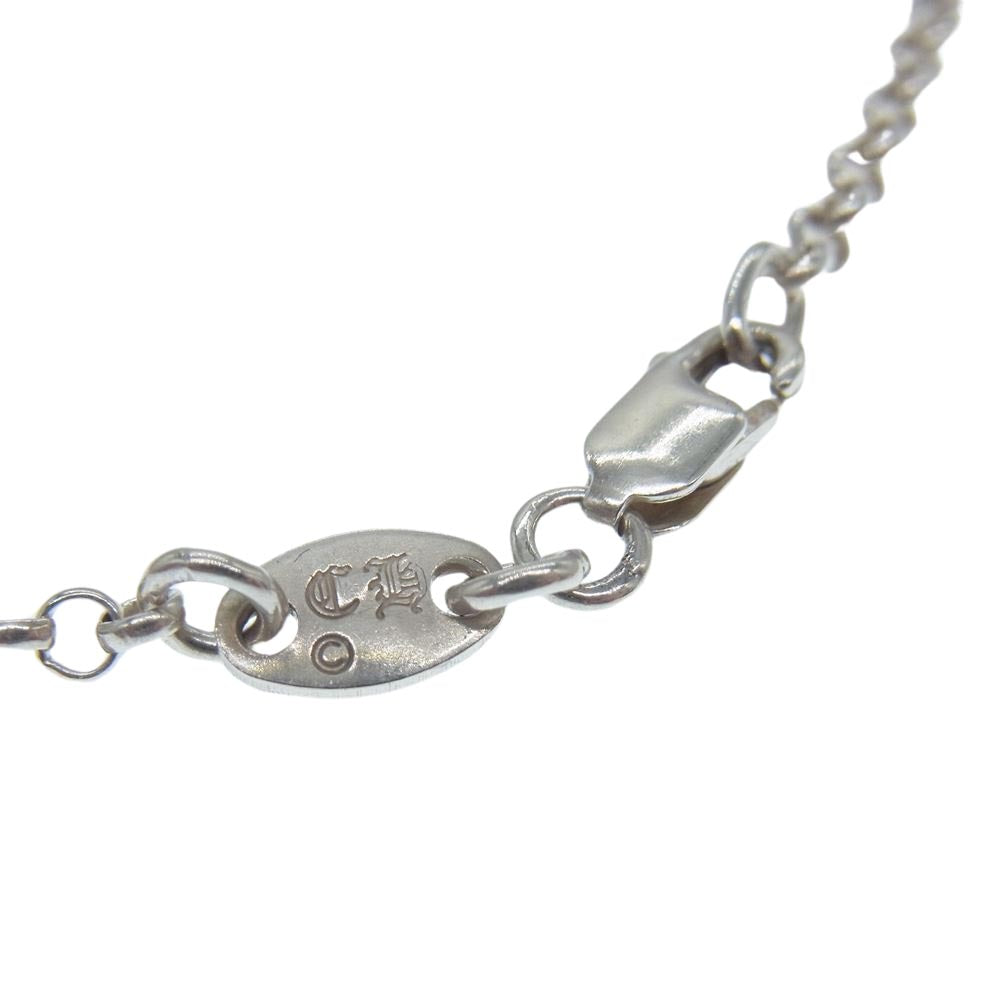 CHROME HEARTS クロムハーツ（原本無） 18inch 18インチ NECKCHAIN ロール チェーン ネックレス シルバー系【中古】