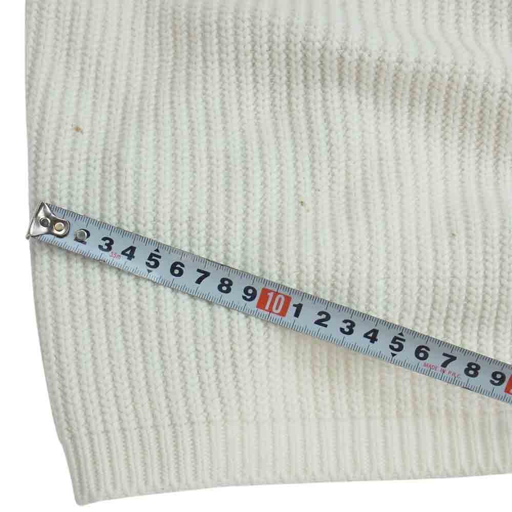 LOUIS VUITTON ルイ・ヴィトン 国内正規品 コットン クルーネック ニット ホワイト系 L【中古】