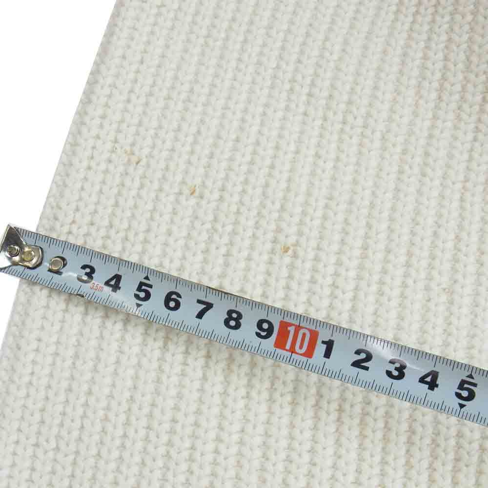 LOUIS VUITTON ルイ・ヴィトン 国内正規品 コットン クルーネック ニット ホワイト系 L【中古】