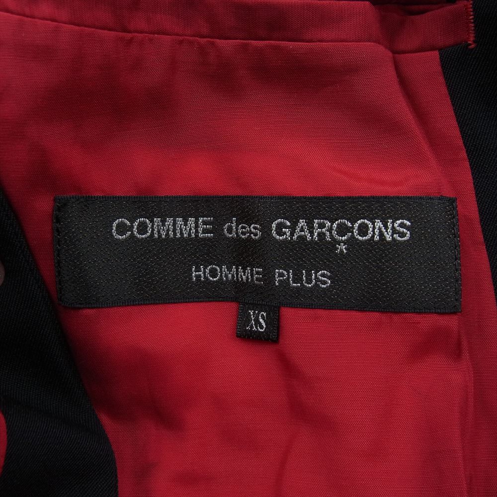 COMME des GARCONS HOMME PLUS コムデギャルソンオムプリュス 16AW PR-J038 甲冑期 平和の鎧 カシメスタッズ テーラード ジャケット ブラック系 XS【中古】
