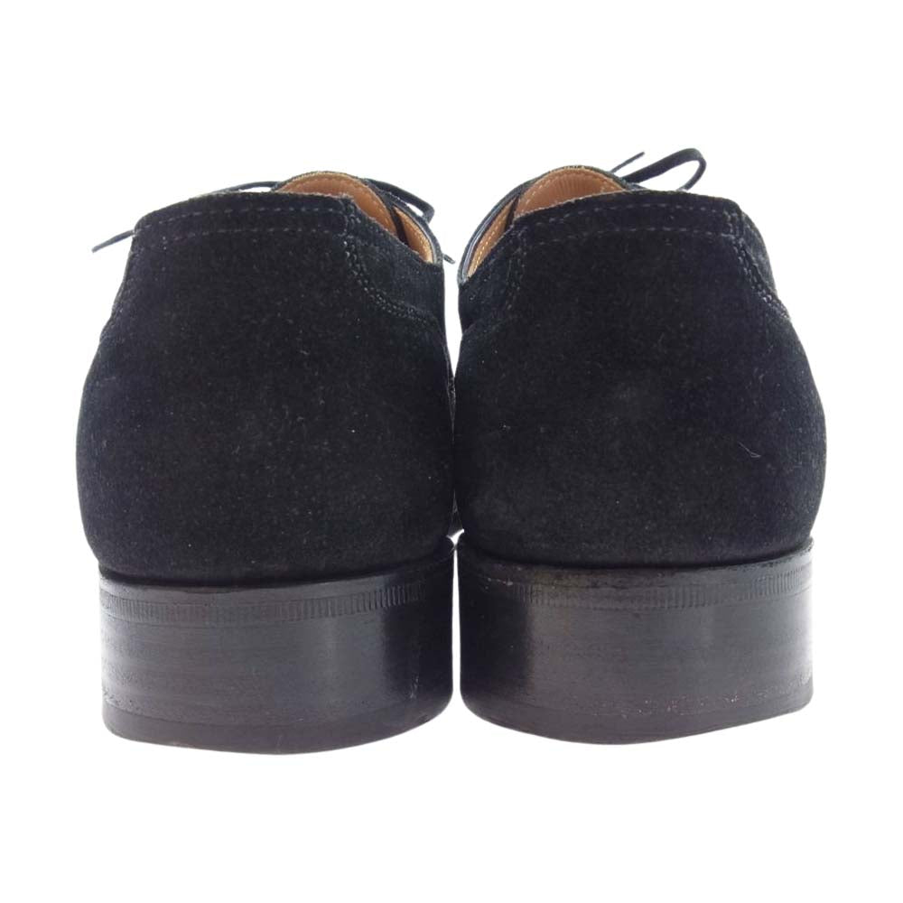 John Lobb ジョンロブ ドレスシューズ SD7000 WARWICK ワーウィック スエード レザー ウイングチップ シューズ ブラック系【中古】 John Lobb ジョンロブ SD7000 WARWICK ワーウィック スエード レザー