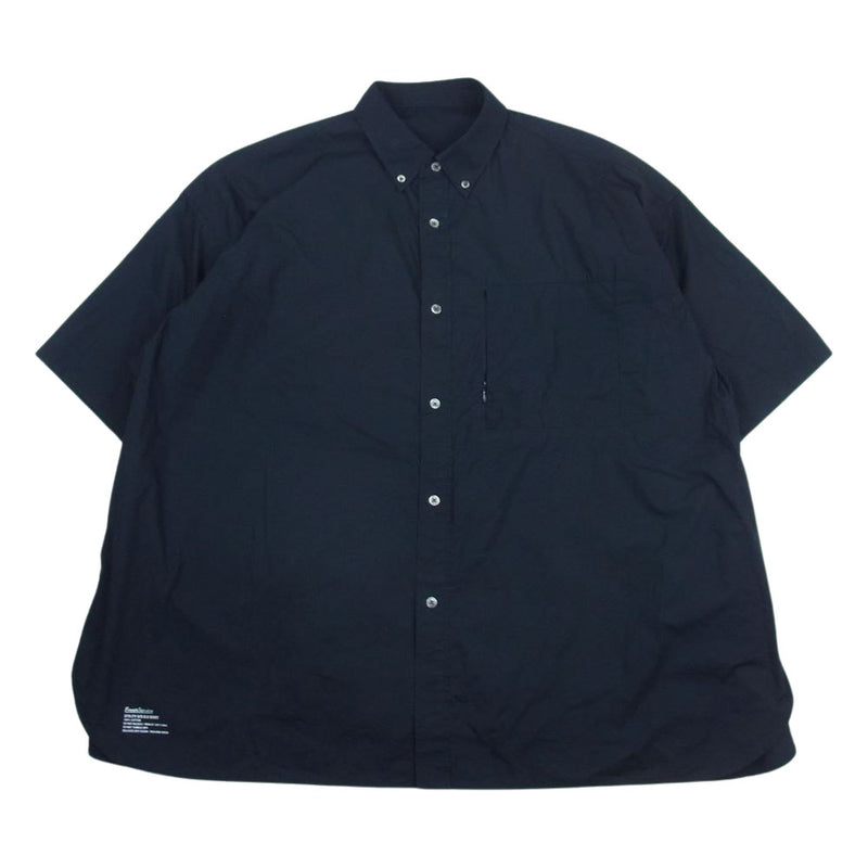 フレッシュサービス 23SS FSW-23-SH_012 UTILITY S/S B.D SHIRT ユーティリティ ボタンダウン 半袖シャツ ネイビー系 F【中古】