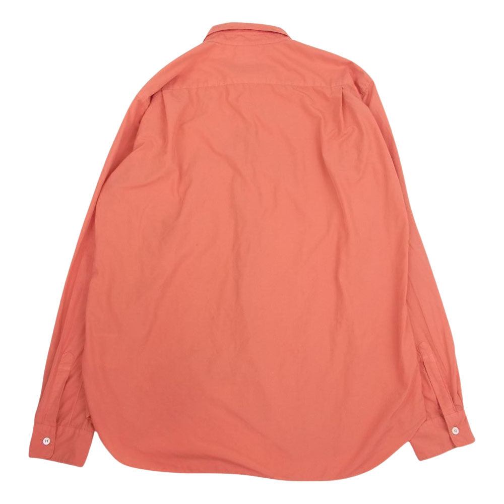 COMME des GARCONS HOMME PLUS コムデギャルソンオムプリュス 22SS PI-B029 ポリ製品加工 長袖 シャツ オレンジ系 L【中古】