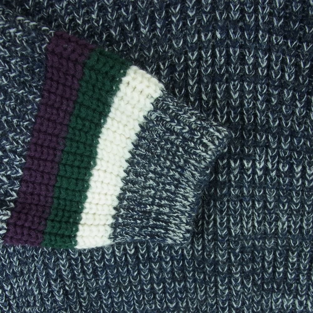 kolor ニット セーター 21WBM-NO1331 サイズ2(Ｌ-XL相当) kolor カラー 21WBM-NO1331 BEACON ビーコン 杢ウール Vネック ニット