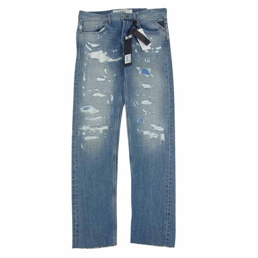 REPLAY リプレイ MA946E MAESTRO クロスハッチコットンデニムパンツ インディゴブルー系 W30【新古品】【未使用】【中古】