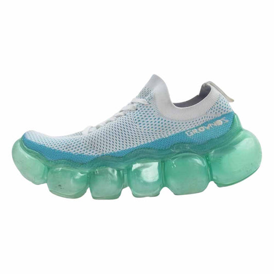 グラウンズ RoyalFlash別注 JEWELRY TURQUOISE スニーカー ホワイト系 ライトブルー系 US8　26cm　【中古】