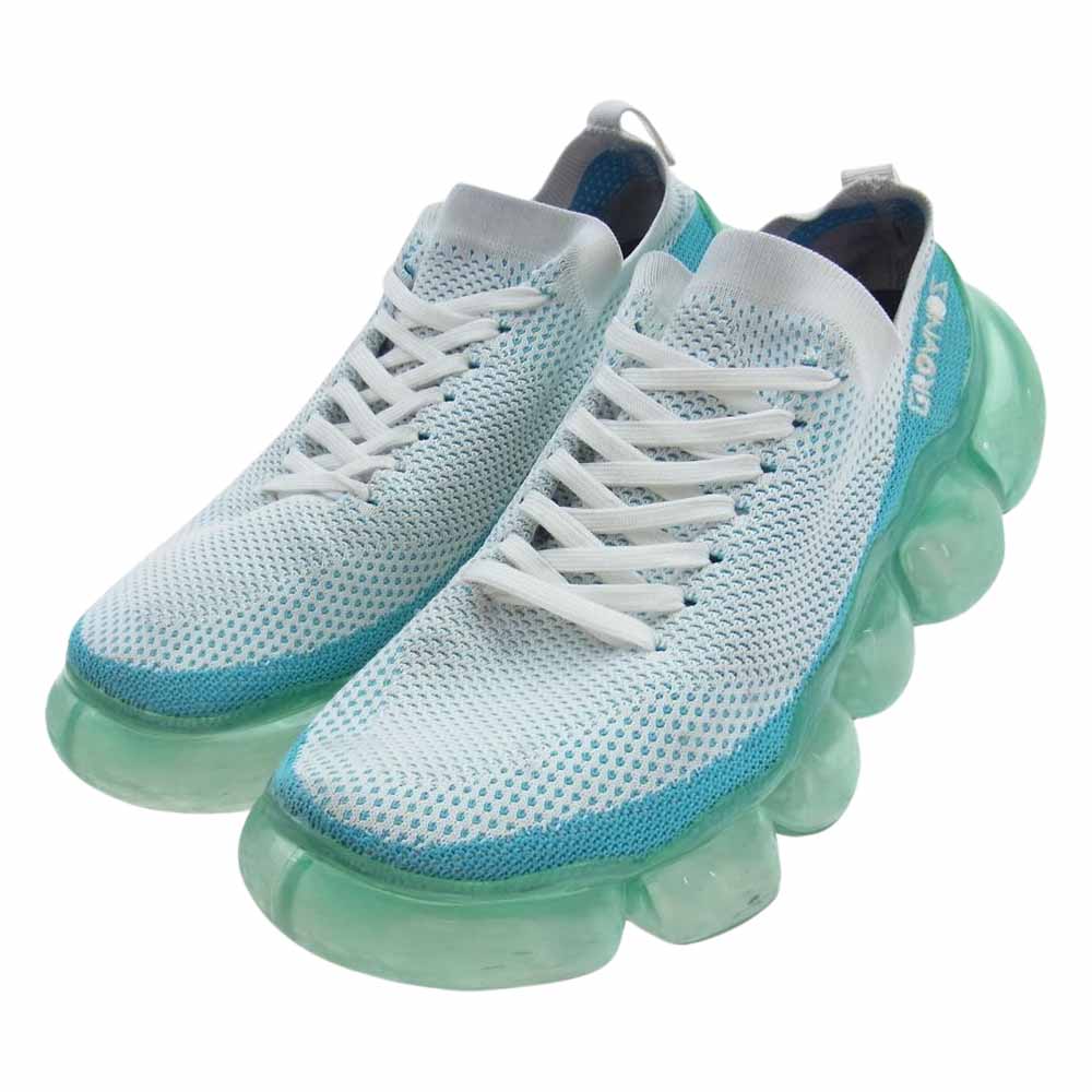 グラウンズ RoyalFlash別注 JEWELRY TURQUOISE スニーカー ホワイト系 ライトブルー系 US8　26cm　【中古】
