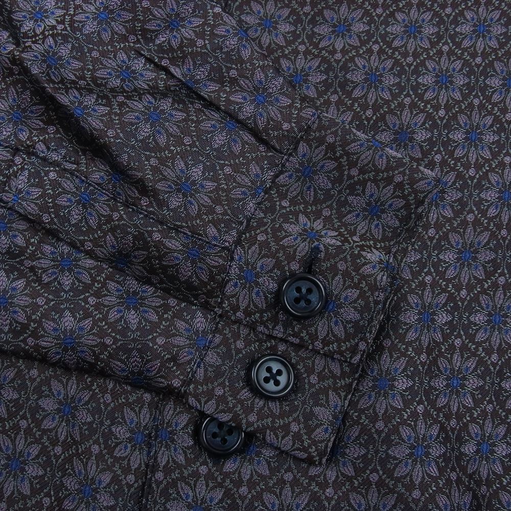 スーパーノヴァ 総柄 キュプラ 長袖 シャツ パープル系 S【中古】