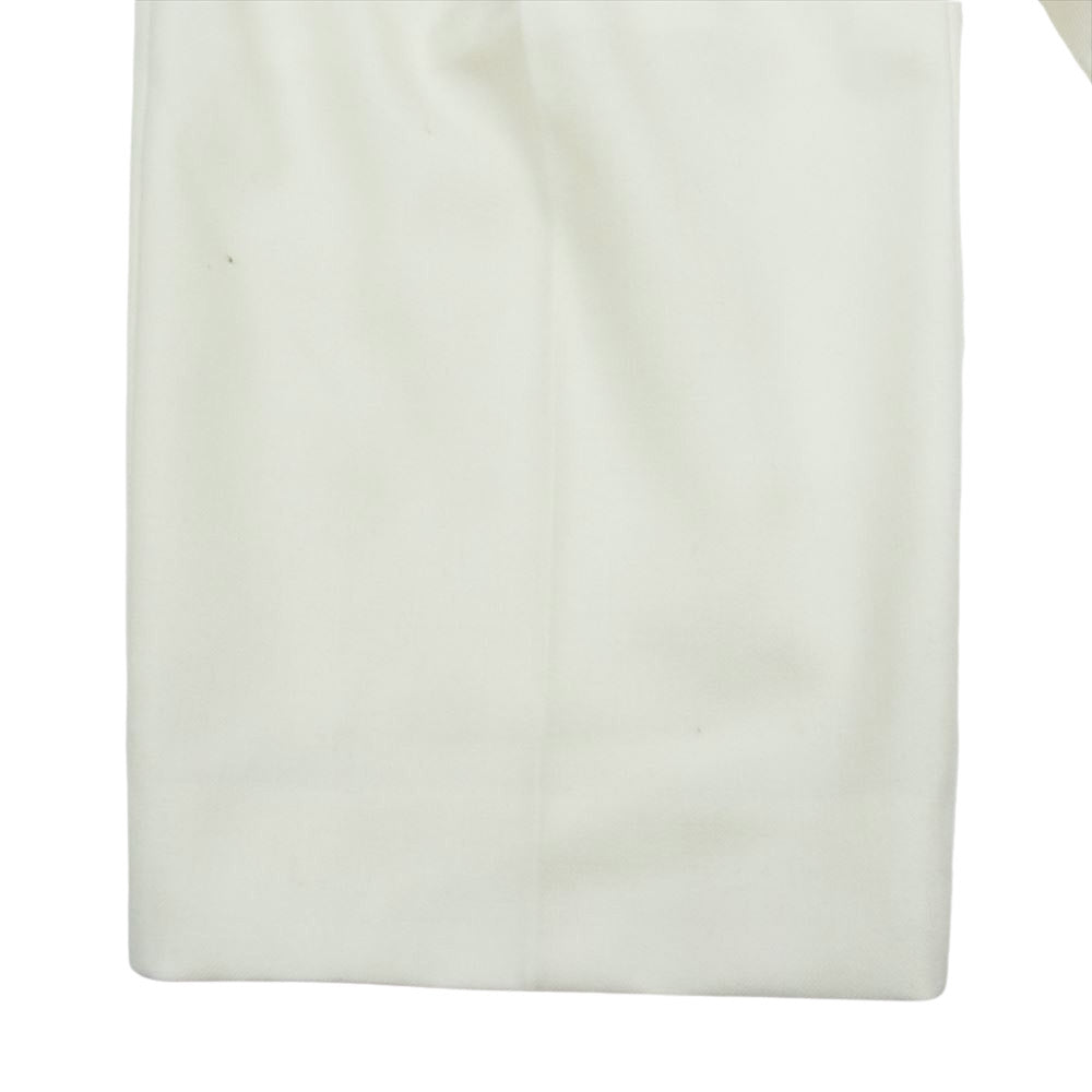 ブラームス 22AW BHS22F010A Wool Surge Super Wide Slacks ウール サージ スーパー ワイド スラックス パンツ ホワイト系 2【中古】