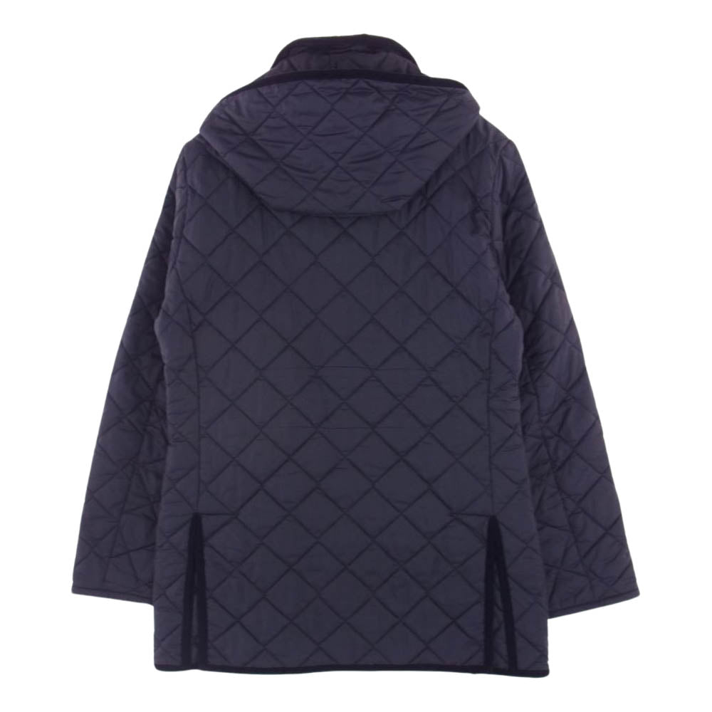 LAVENHAM ラベンハム LVH-17-BP 国内正規品 英国製 フード着脱式 キルティング コート ネイビー系 S【中古】