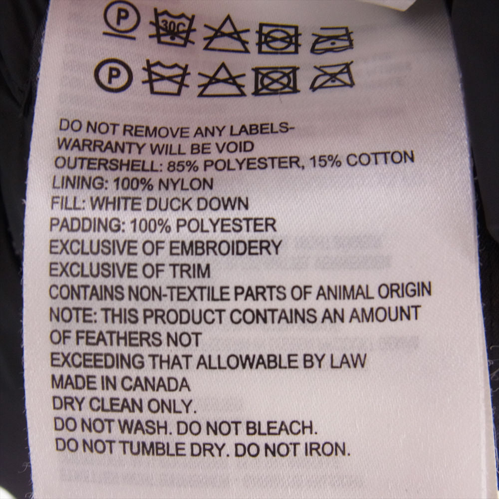 CANADA GOOSE カナダグース 3346JM 国内正規 サザビーリーグ LANGLEY ラングレー ダウンジャケット ブラック系 S【中古】