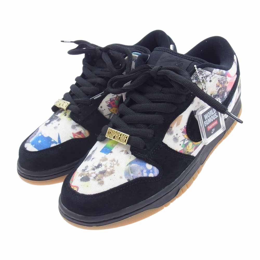Supreme シュプリーム 23AW FD8778-001 × NIKE ナイキ SB Dunk Low Rammellzee ダンク ロー ラメルジー スニーカー ブラック系 マルチカラー系 26.5cm【新古品】【未使用】【中古】