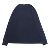 COMOLI コモリ 17SS K01-05001 コットン天竺 長袖クルー ロングスリーブ 長袖 Tシャツ ロンT ネイビー系 3【中古】