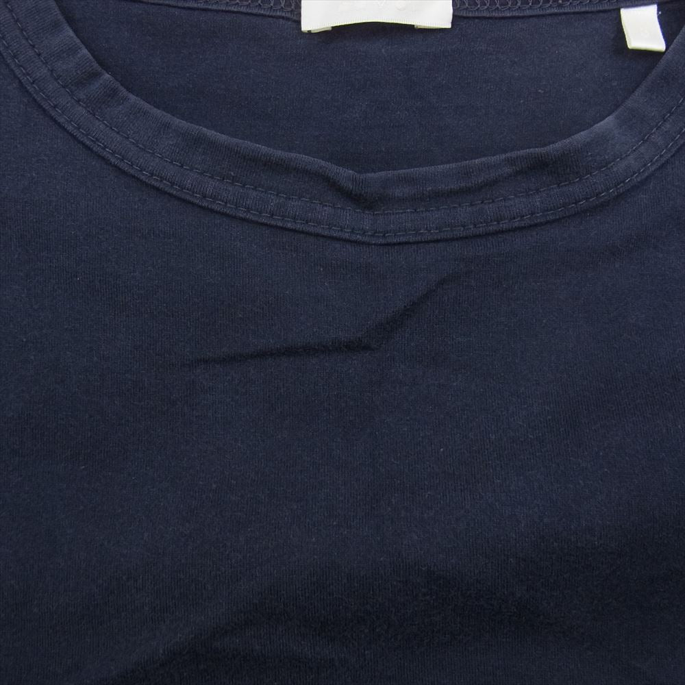 COMOLI コモリ 17SS K01-05001 コットン天竺 長袖クルー ロングスリーブ 長袖 Tシャツ ロンT ネイビー系 3【中古】