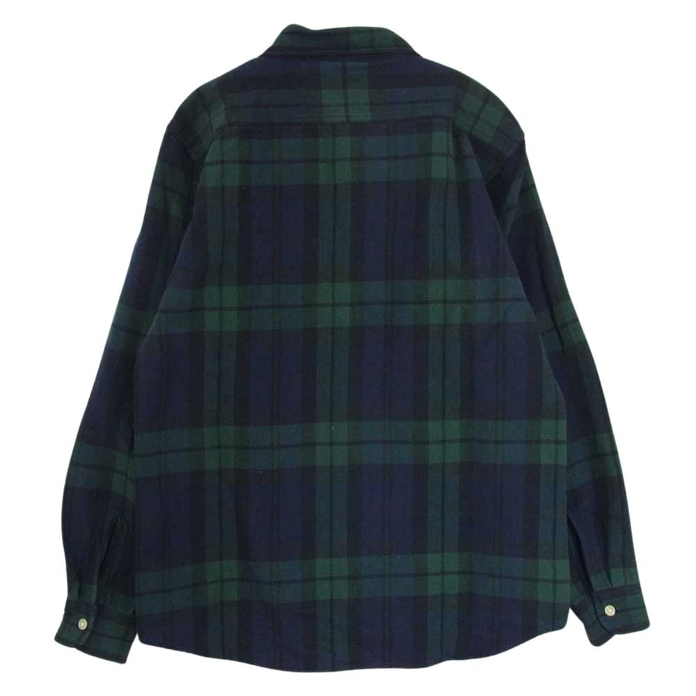 CAMCO カムコ ブラックウォッチ チェック ヘビーネル シャツ グリーン系 ネイビー系 M【中古】