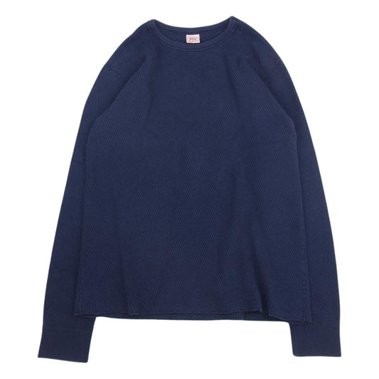 The REAL McCOY'S ザリアルマッコイズ ヘビーサーマル 長袖カットソー ネイビー系 XL【中古】