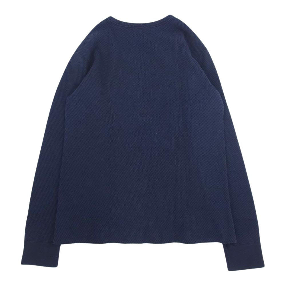 The REAL McCOY'S ザリアルマッコイズ ヘビーサーマル 長袖カットソー ネイビー系 XL【中古】