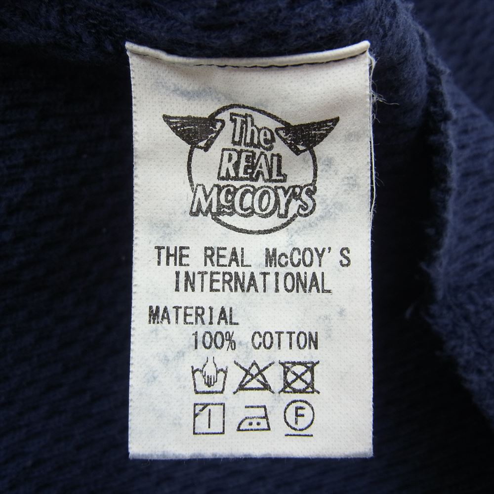 The REAL McCOY'S ザリアルマッコイズ ヘビーサーマル 長袖カットソー ネイビー系 XL【中古】
