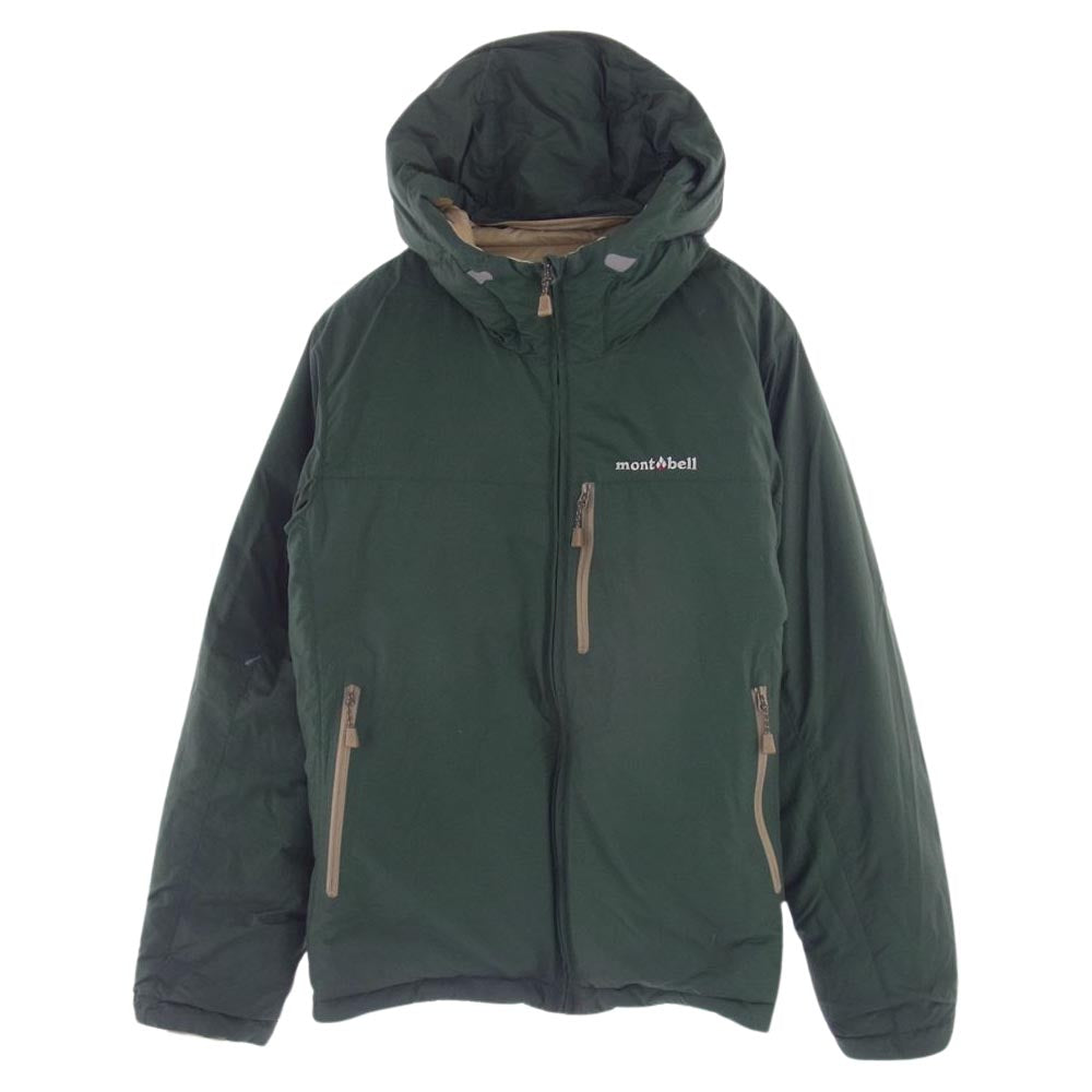 mont-bell モンベル 1101479 コロラド パーカ リバーシブル ダウン ジャケット ベージュ系 グリーン系 M【中古】