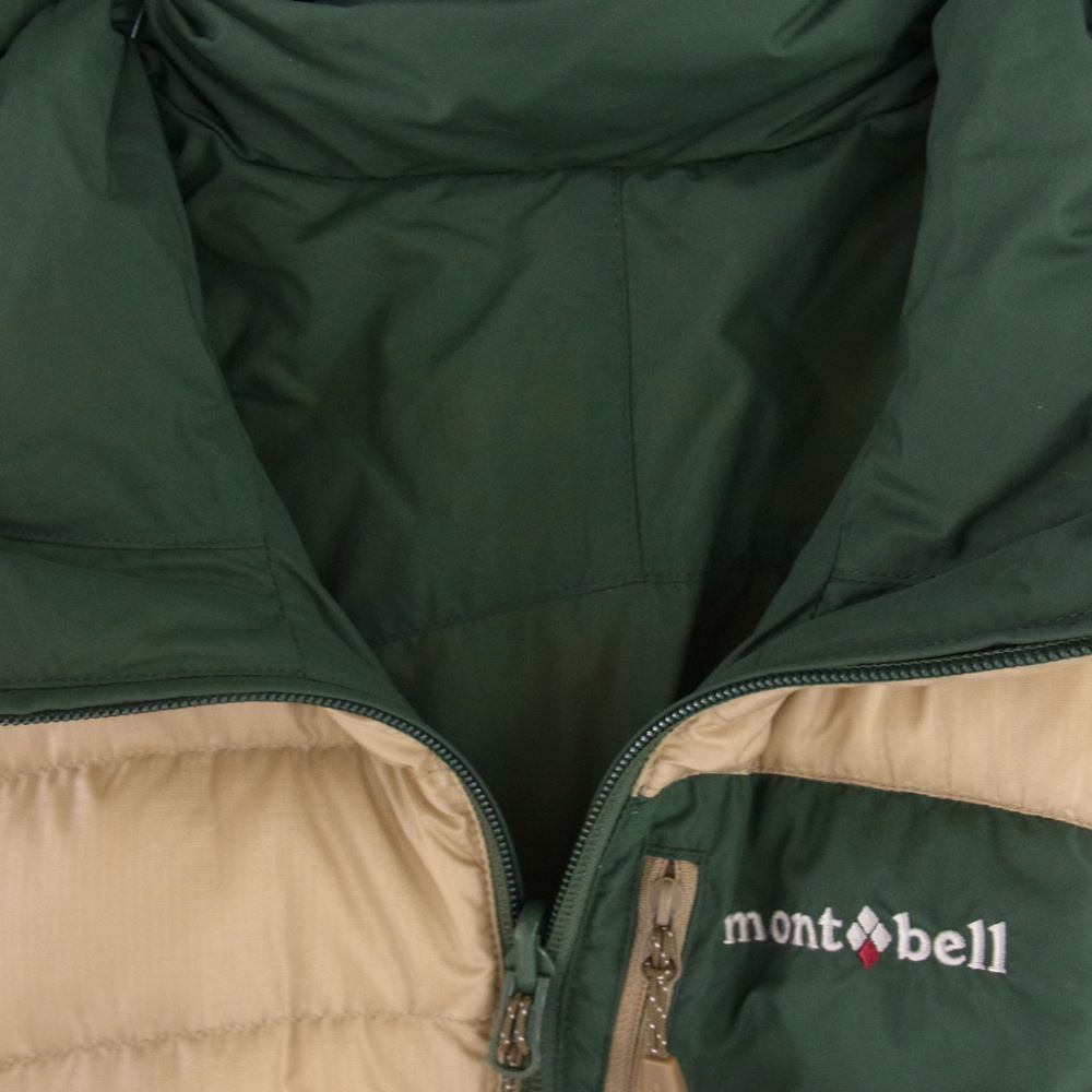 mont-bell モンベル 1101479 コロラド パーカ リバーシブル ダウン ジャケット ベージュ系 グリーン系 M【中古】