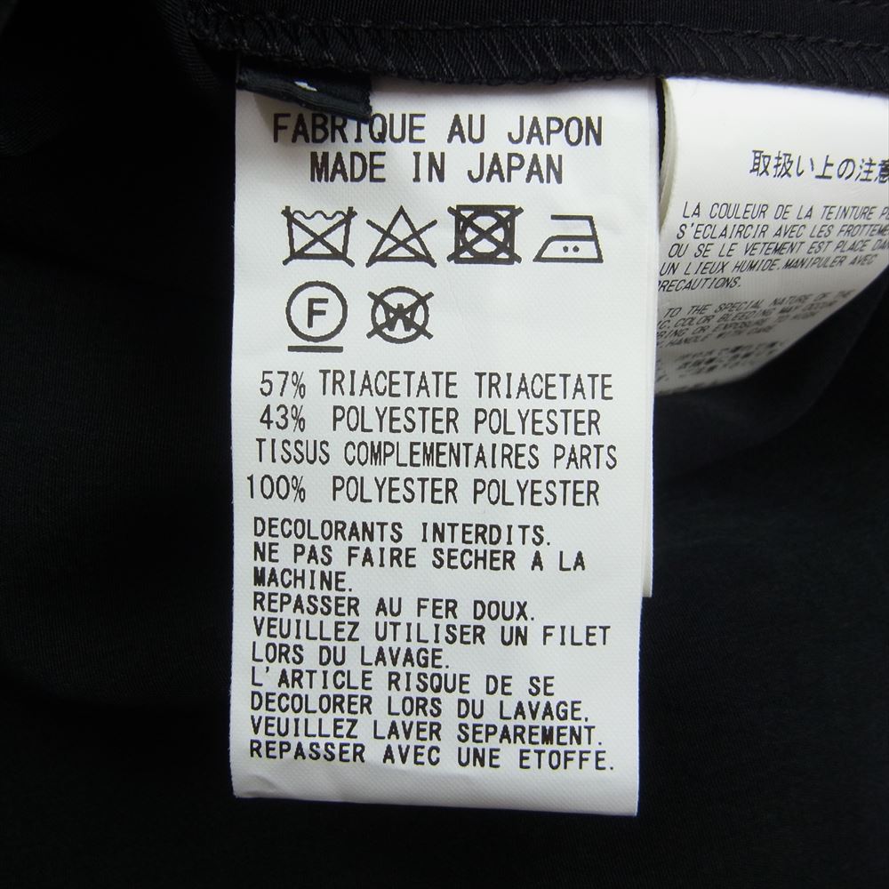 Y's Yohji Yamamoto ワイズ ヨウジヤマモト YS-S02-500 プリーツ 変形 巻き ロング スカート ブラック系 1【中古】