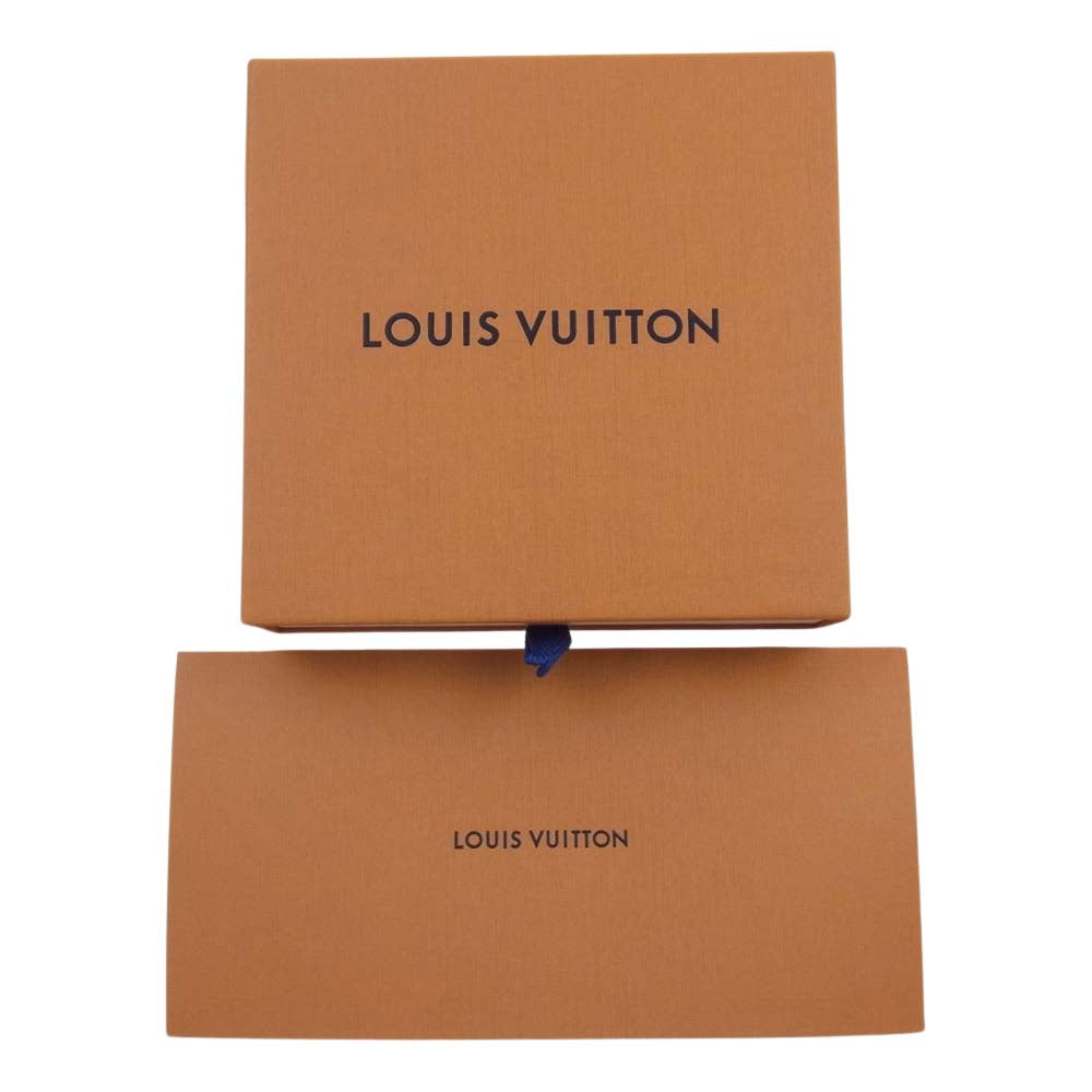 LOUIS VUITTON ルイ・ヴィトン M77399 モノグラム シュシュ ヘアゴム ネイビー系 ライトブルー系【中古】