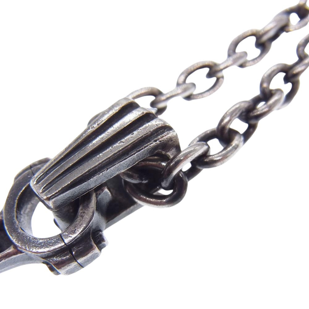 WEIRDO ウィアード K18 シルバー コンビ ペンダント チェーン ネックレス シルバー系【中古】