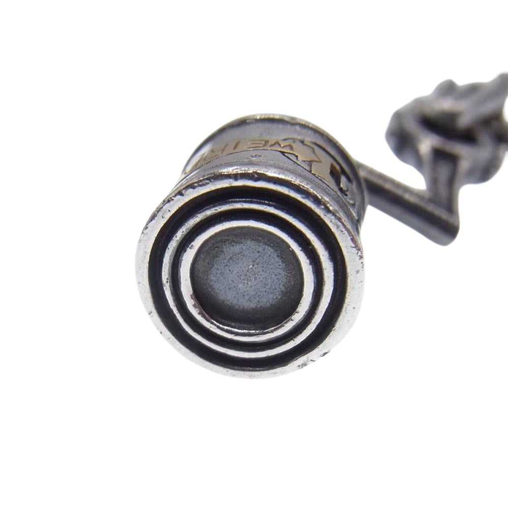 WEIRDO ウィアード K18 シルバー コンビ ペンダント チェーン ネックレス シルバー系【中古】