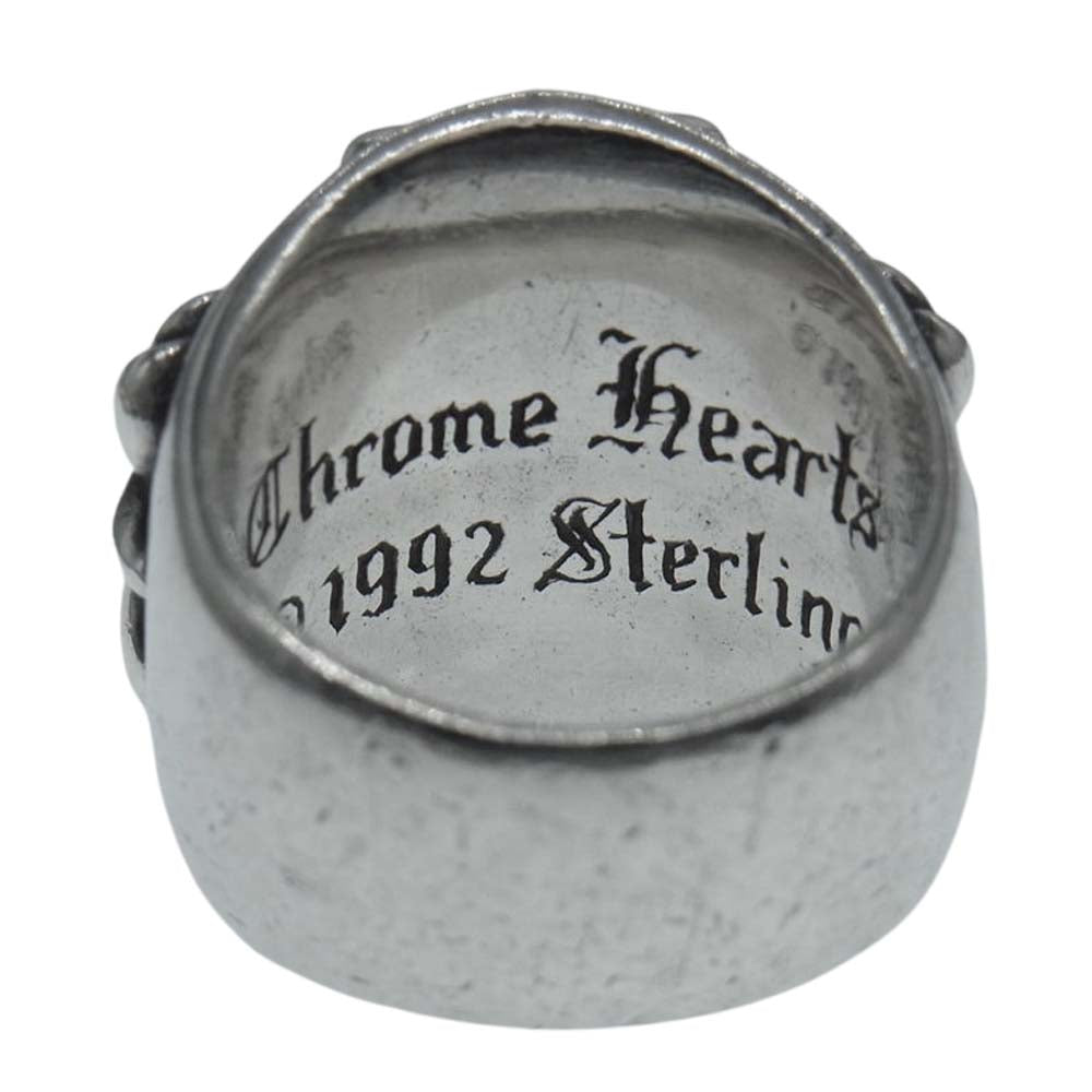CHROME HEARTS クロムハーツ（原本無） KEEPER RING キーパー リング シルバー系 14号【中古】