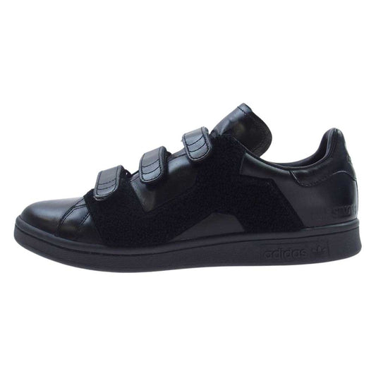 RAF SIMONS ラフシモンズ BB6886 × ADIDAS アディダス RS STAN SMITH COMFORT BADG スタンスミス コンフォート バッジ ベルクロ スニーカー ブラック系 26.5cm【中古】