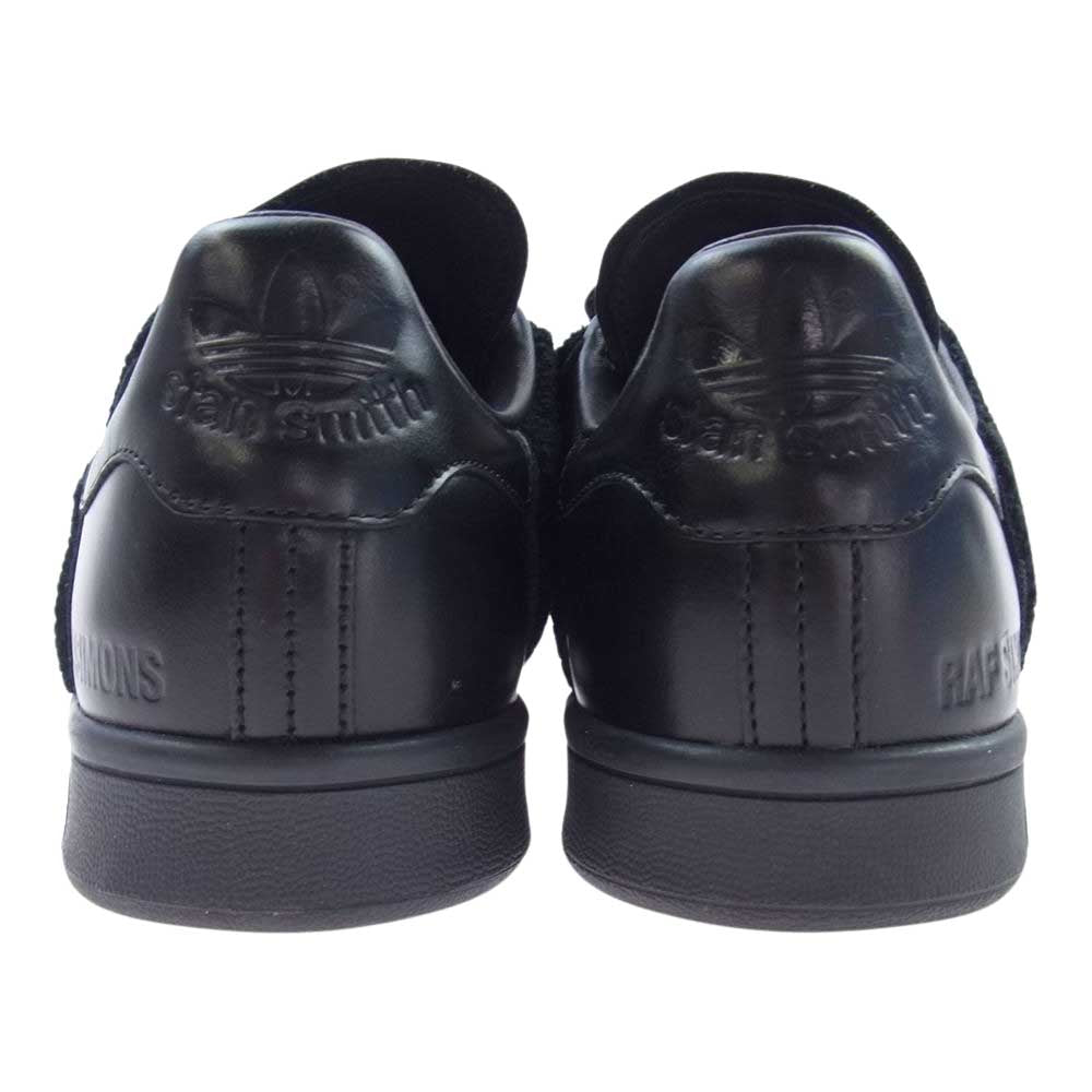 RAF SIMONS ラフシモンズ BB6886 × ADIDAS アディダス RS STAN SMITH COMFORT BADG スタンスミス コンフォート バッジ ベルクロ スニーカー ブラック系 26.5cm【中古】