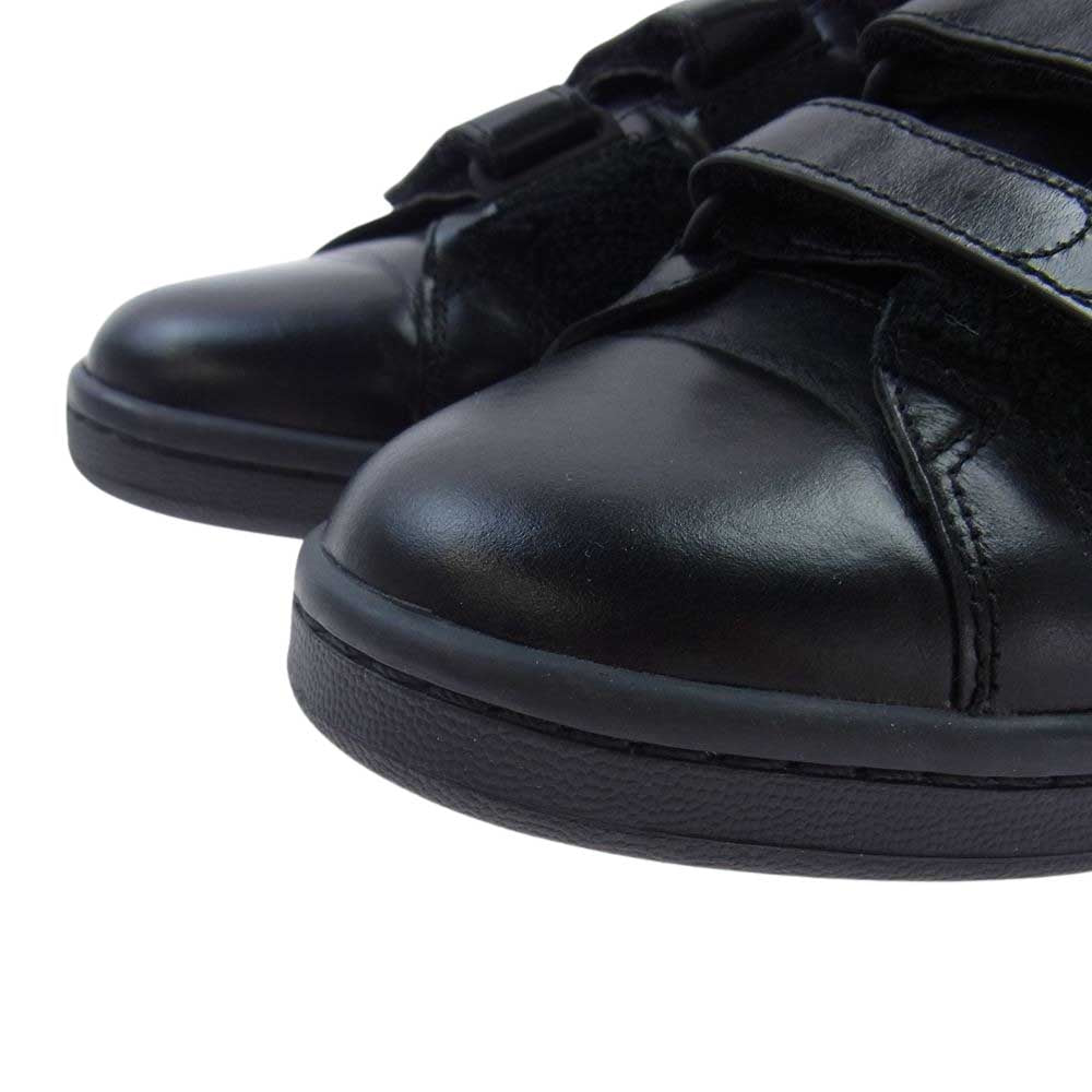 RAF SIMONS ラフシモンズ BB6886 × ADIDAS アディダス RS STAN SMITH COMFORT BADG スタンスミス コンフォート バッジ ベルクロ スニーカー ブラック系 26.5cm【中古】