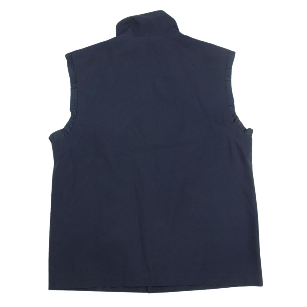 PRADA SPORTS プラダスポーツ ナイロン フルジップ ベスト ネイビー系【中古】