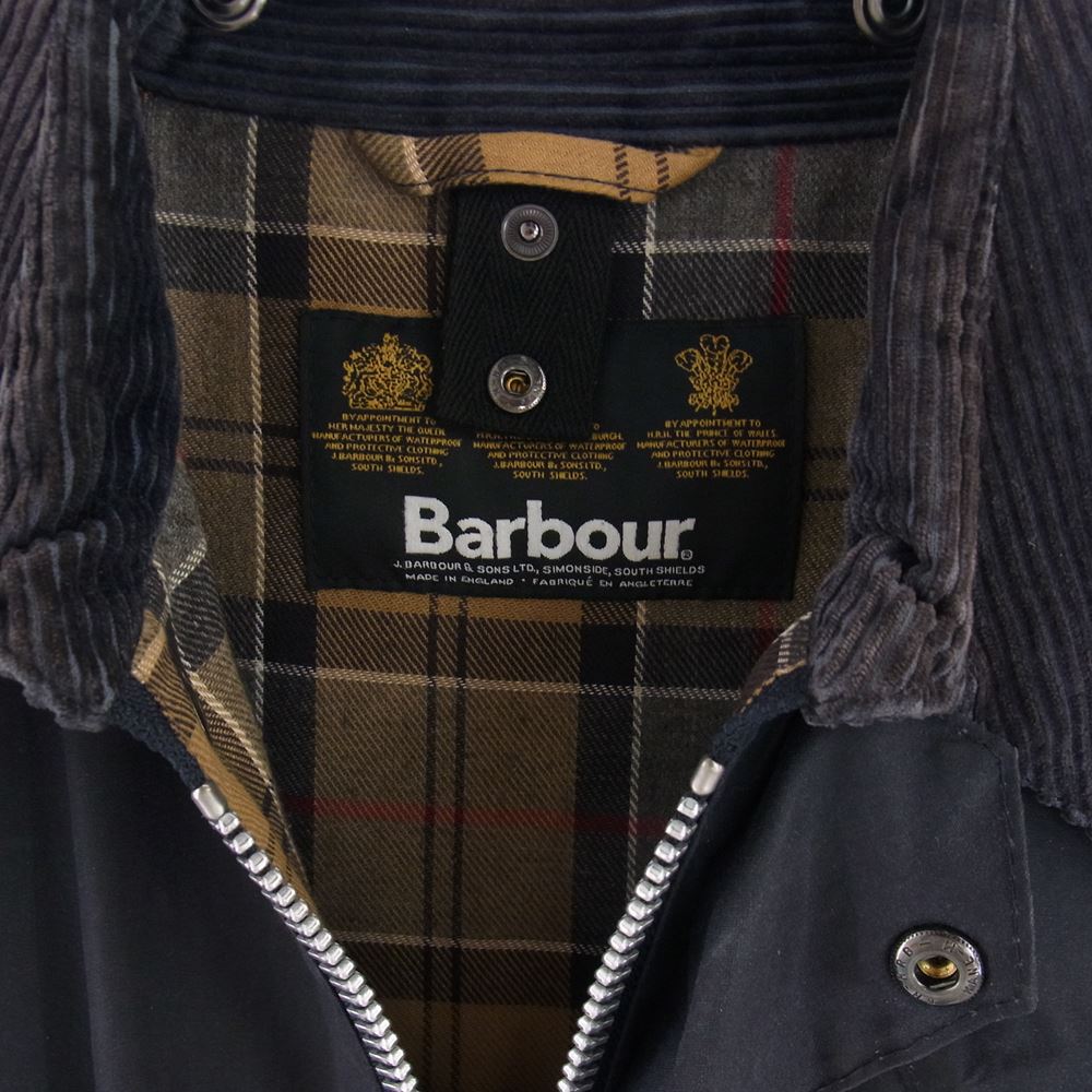 Barbour バブアー MWX0318NY9136 シップス別注  Bedale SL オイルド ビデイル スリムフィット ジャケット 36【中古】