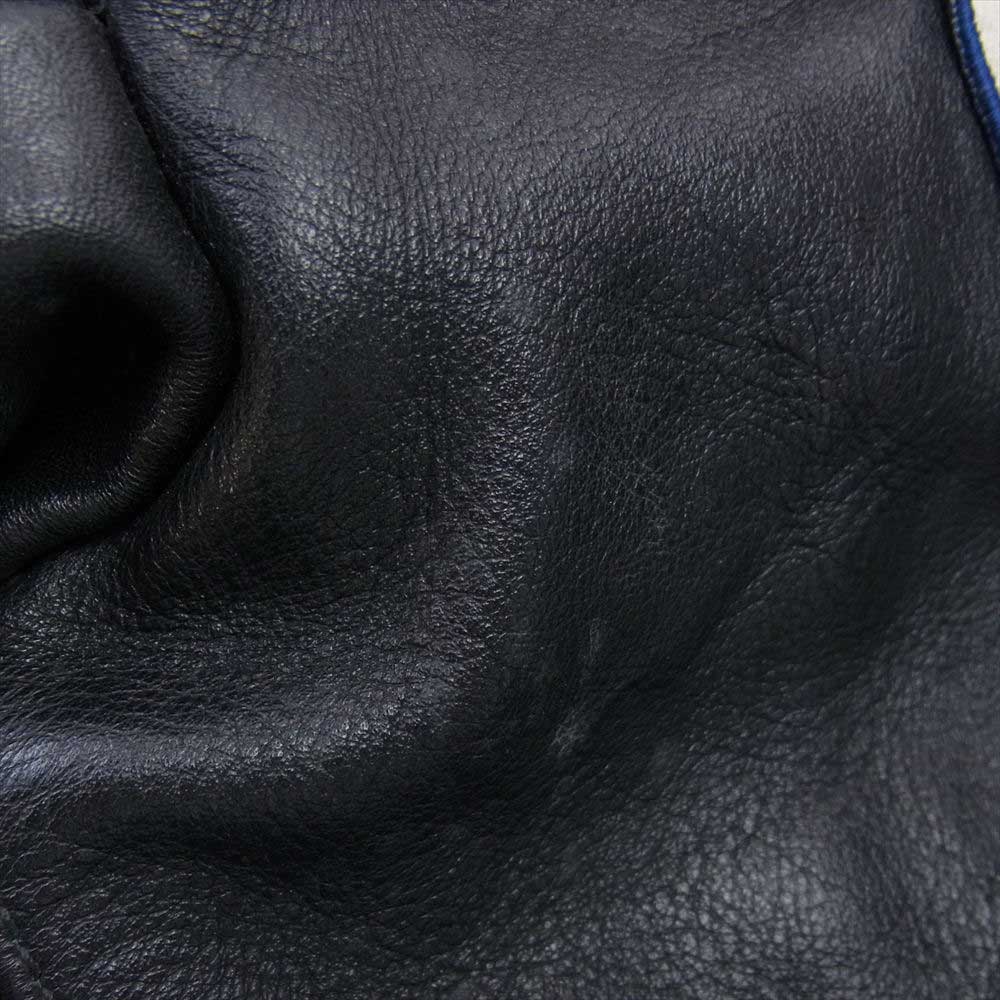 VANSON バンソン TC トム クルーズ モデル レザー ライダース ジャケット ブラック系 38【中古】