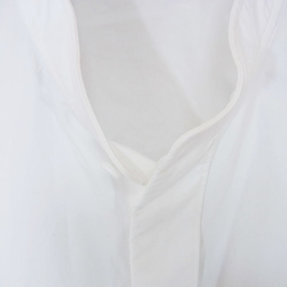 THE RERACS ザリラクス 22SS 22SS-REBL-292-J BAND COLLAR PLACKET SHIRTS バンドカラー プラケット シャツ ホワイト系 48【中古】