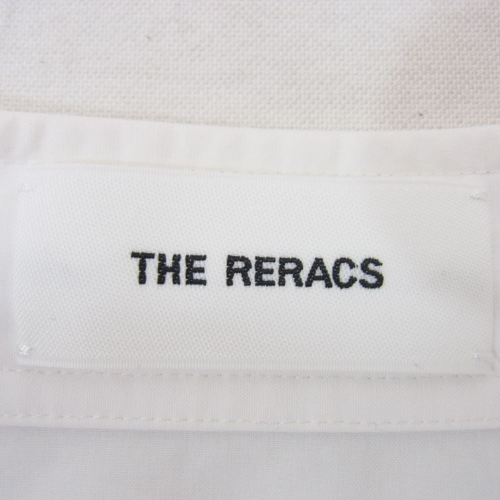 THE RERACS ザリラクス 22SS 22SS-REBL-292-J BAND COLLAR PLACKET SHIRTS バンドカラー プラケット シャツ ホワイト系 48【中古】