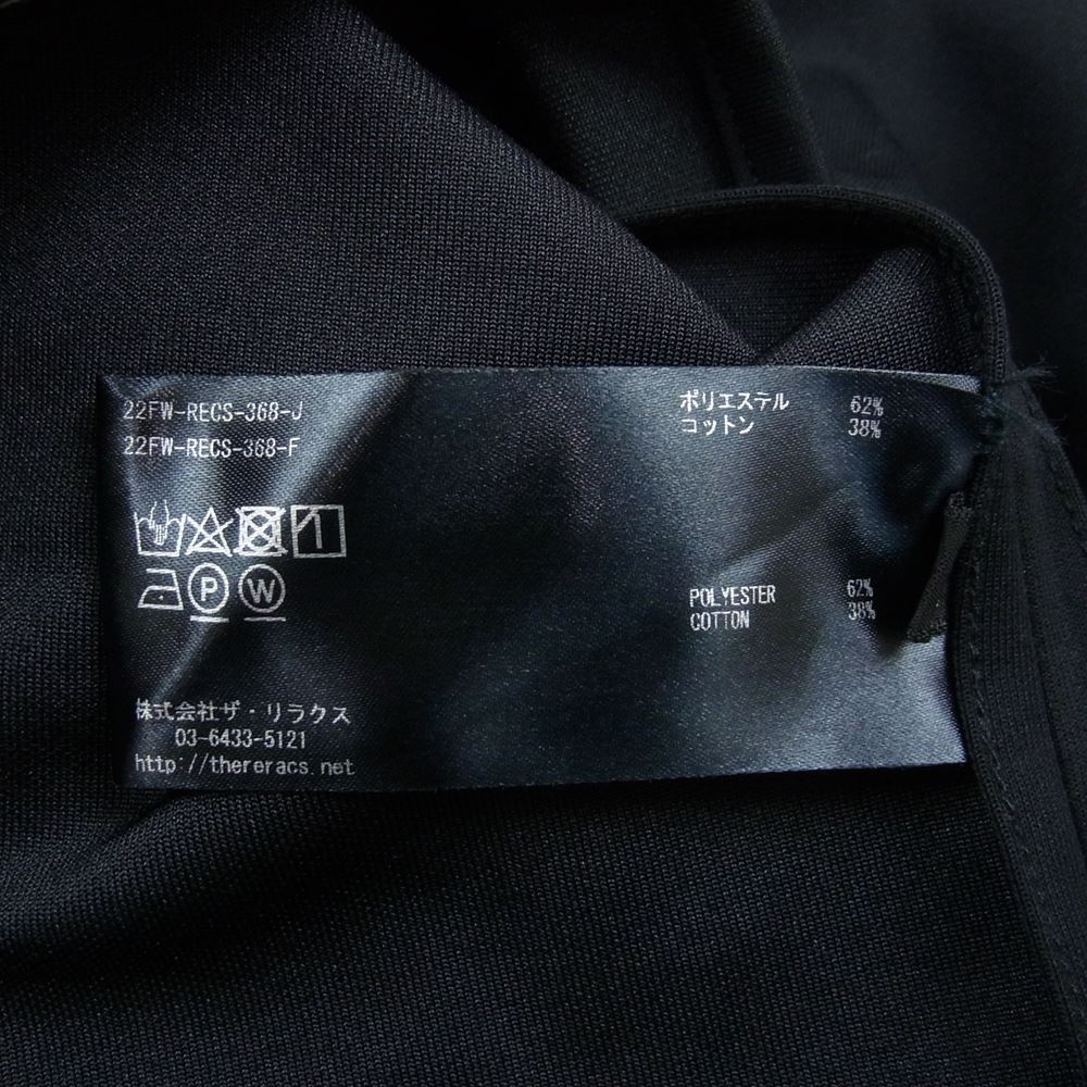 THE RERACS ザリラクス 22AW 22FW-RECS-368-J LONG SLEEVE COMAND T-SHIRT ロングスリーブ コマンド 長袖 Tシャツ ブラック系 48【中古】