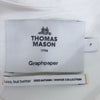 GRAPHPAPER グラフペーパー 20AW GM203-50083 THOMAS MASON OVERSISED BAND COLLAR SHIRT トーマスメイソン オーバーサイズ バンドカラー 長袖シャツ ホワイト系 F【中古】