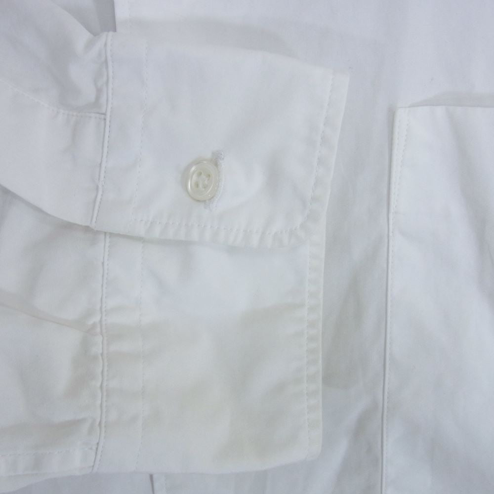 GRAPHPAPER グラフペーパー 20AW GM203-50083 THOMAS MASON OVERSISED BAND COLLAR SHIRT トーマスメイソン オーバーサイズ バンドカラー 長袖シャツ ホワイト系 F【中古】