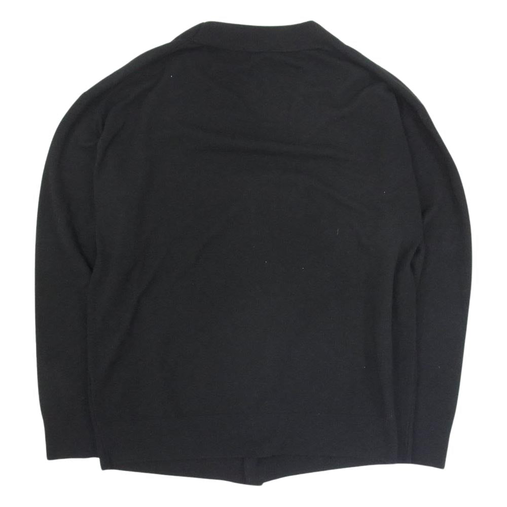 エイトン 6970500 472930 OVERSIZED CARDIGAN ウール オーバーサイズ カーディガン ブラック系 6【中古】