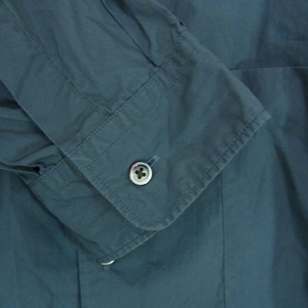 GRAPHPAPER グラフペーパー 23SS GM231-50080C Broad L/S Oversized Regular Collar Shirt ブロード オーバーサイズ レギュラーカラー 長袖シャツ インディゴブルー系 O【中古】