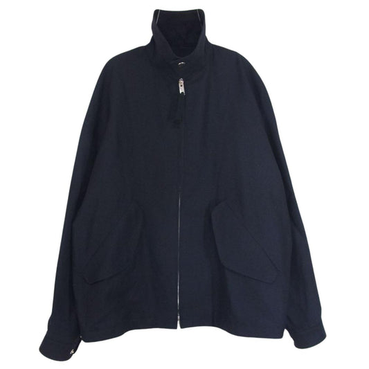 THE RERACS ザリラクス 22SS 22SS-REJK-123-J HIGH NECK HARRINGTON JACKET ハイネック ハリントン ジャケット ブラック系 48【中古】