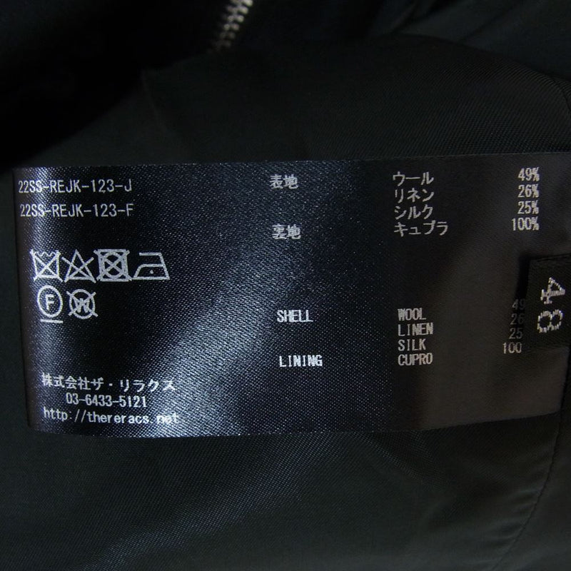 THE RERACS ザリラクス 22SS 22SS-REJK-123-J HIGH NECK