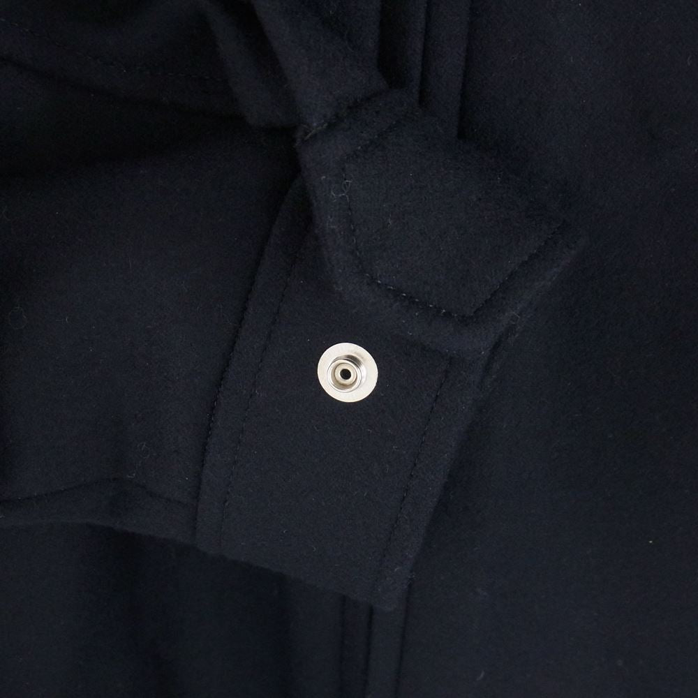 THE RERACS ザリラクス 22AW 22FW-RECT-336-J HIGH NECK COAT SUPER140 ウールメルトン ハイネック コート ダークネイビー系 48【美品】【中古】