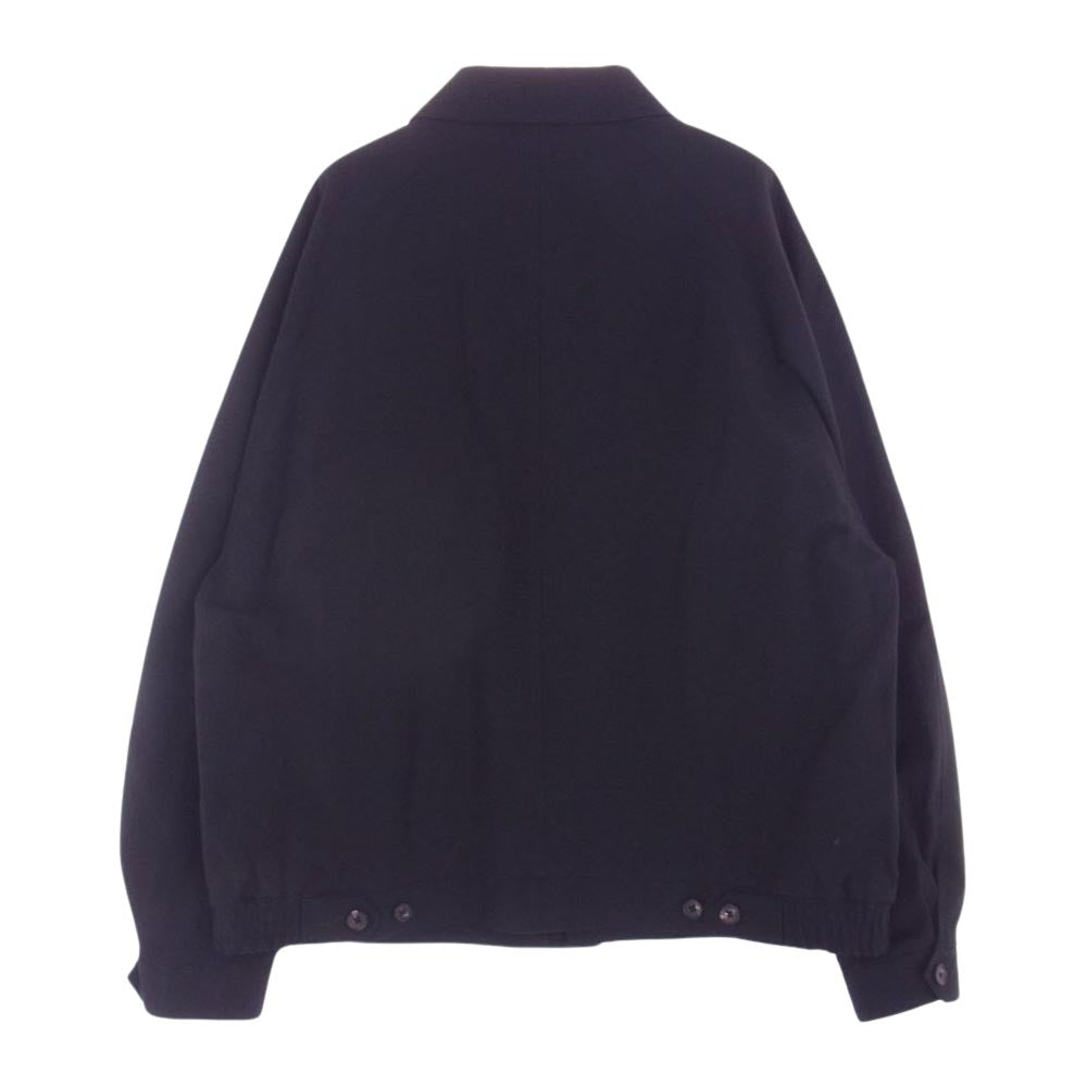 シュタイン 22AW st.426-1 OVERSIZED HARRINGTON ZIP JACKET オーバーサイズ ハリントン ジップ ジャケット ブラック系 M【中古】