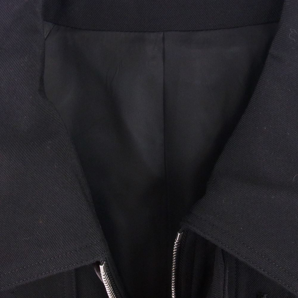 シュタイン 22AW st.426-1 OVERSIZED HARRINGTON ZIP JACKET オーバーサイズ ハリントン ジップ ジャケット ブラック系 M【中古】