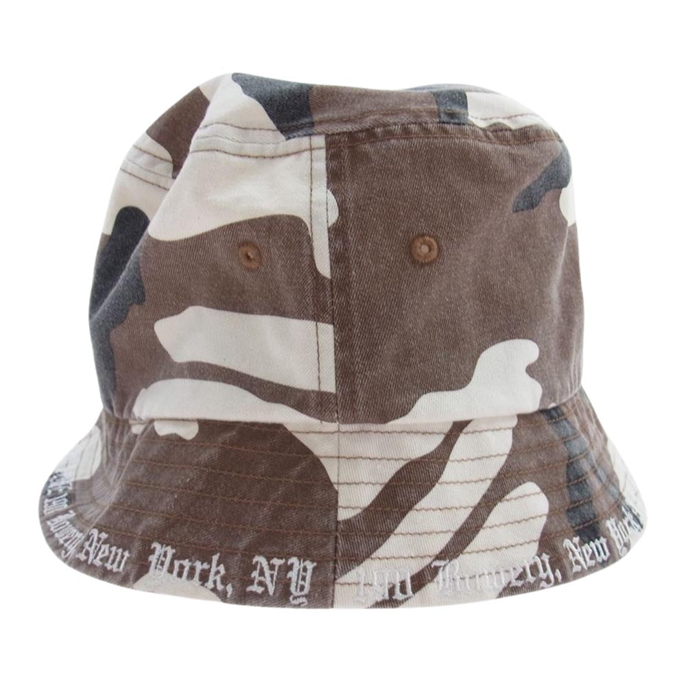 Supreme シュプリーム 23SS Embroidered Brim Crusher エンブロイダード ブリムクラッシャー ハット ブラウン系 マルチカラー系 表記サイズ　M-L【中古】