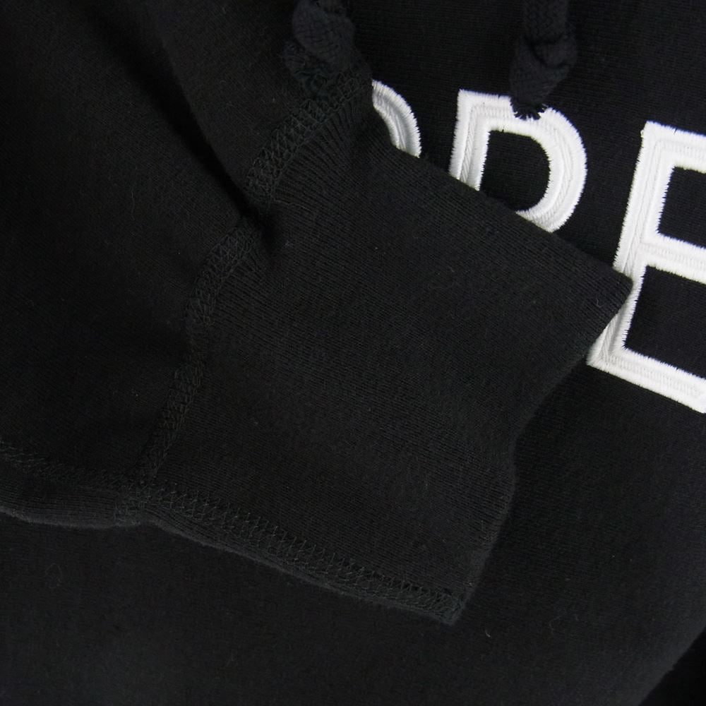 Supreme シュプリーム 22AW Capital Hooded Sweatshirt カピタル フーディー スウェットシャツ パーカー ブラック系 M【中古】